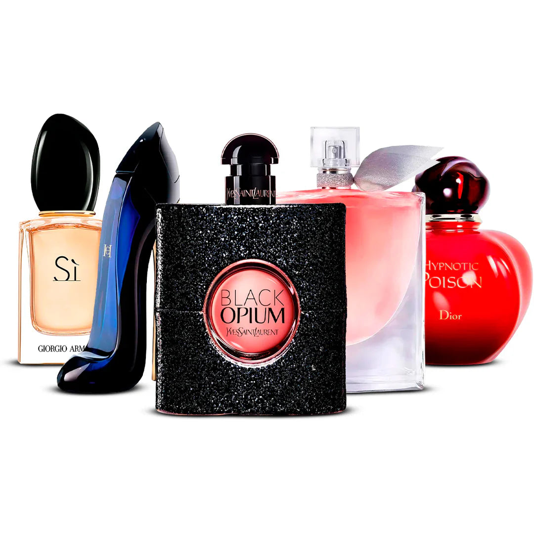 Set 5x 100ml - Sì, Good Girl, Black Opium, La Vie Est Belle och Hypnotic Poison